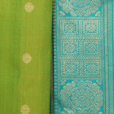 Gadwal Silk Green Saree