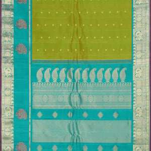 Gadwal Silk Green Saree