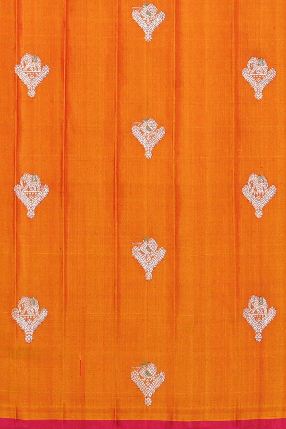 Gadwal Silk Yellow Saree
