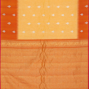 Gadwal Silk Yellow Saree