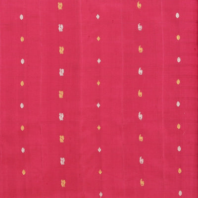 Gadwal Silk Maroon Saree