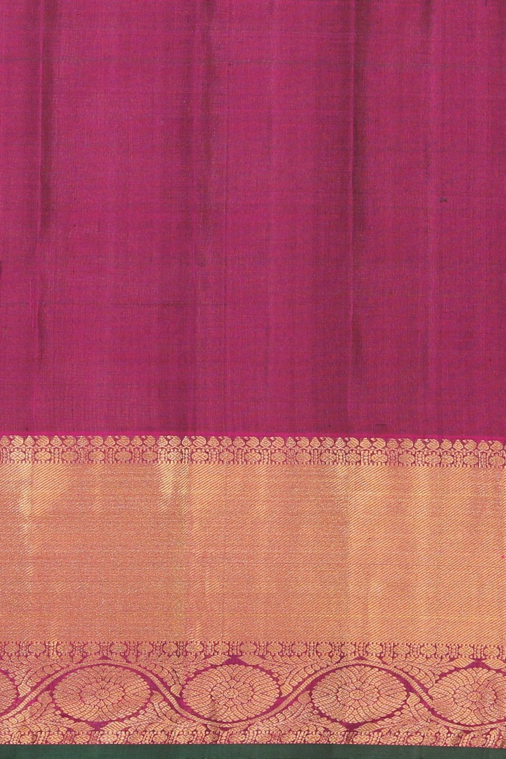 Gadwal Silk Green Saree