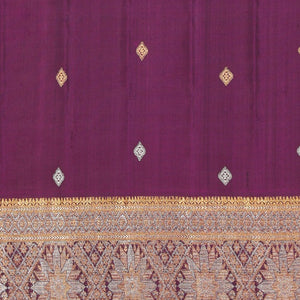 Gadwal Silk Grey Saree