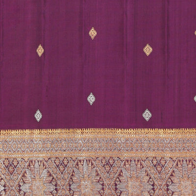 Gadwal Silk Grey Saree