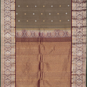Gadwal Silk Grey Saree