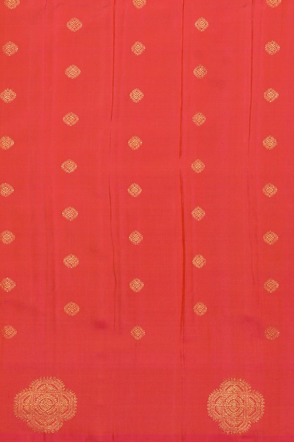 Gadwal Silk Peach Saree