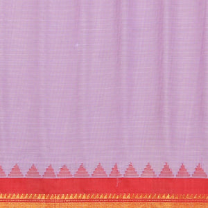 Gadwal Cotton Silk Lavender Purple Saree