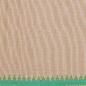 Gadwal Cotton Silk Off-White Saree