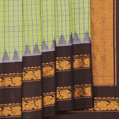 Gadwal Silk Sea Green Saree
