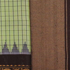 Gadwal Silk Sea Green Saree