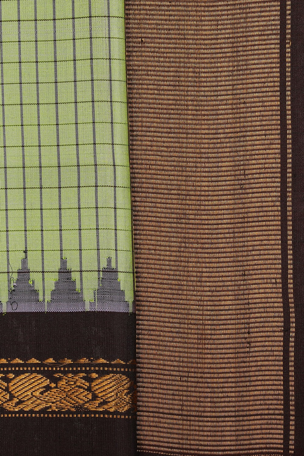 Gadwal Silk Sea Green Saree