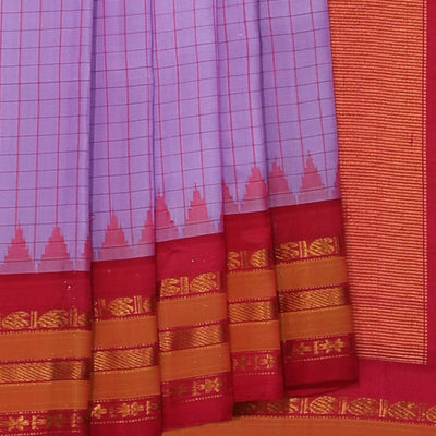 Gadwal Silk Purple Saree