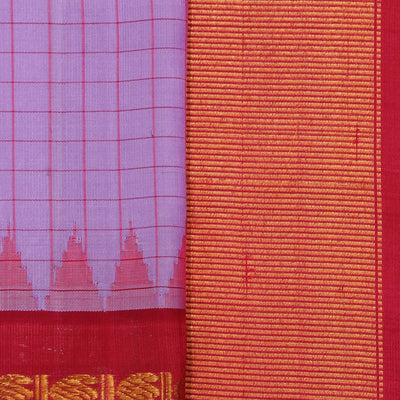 Gadwal Silk Purple Saree