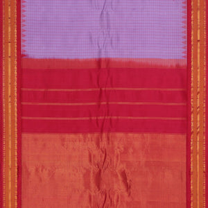 Gadwal Silk Purple Saree