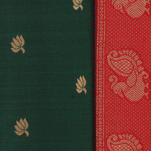 Gadwal Silk Green Saree