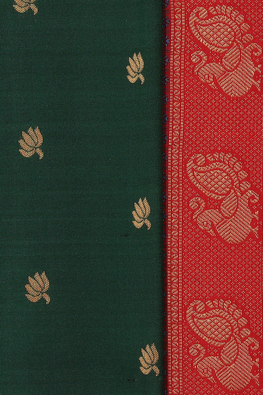 Gadwal Silk Green Saree