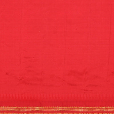 Gadwal Silk Green Saree