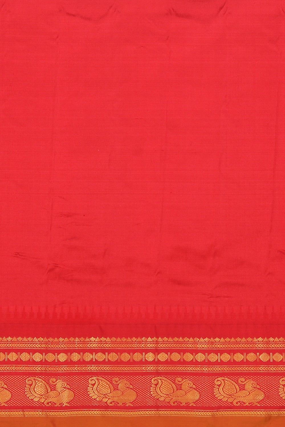 Gadwal Silk Green Saree