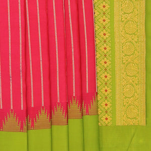Gadwal Silk Pink Saree