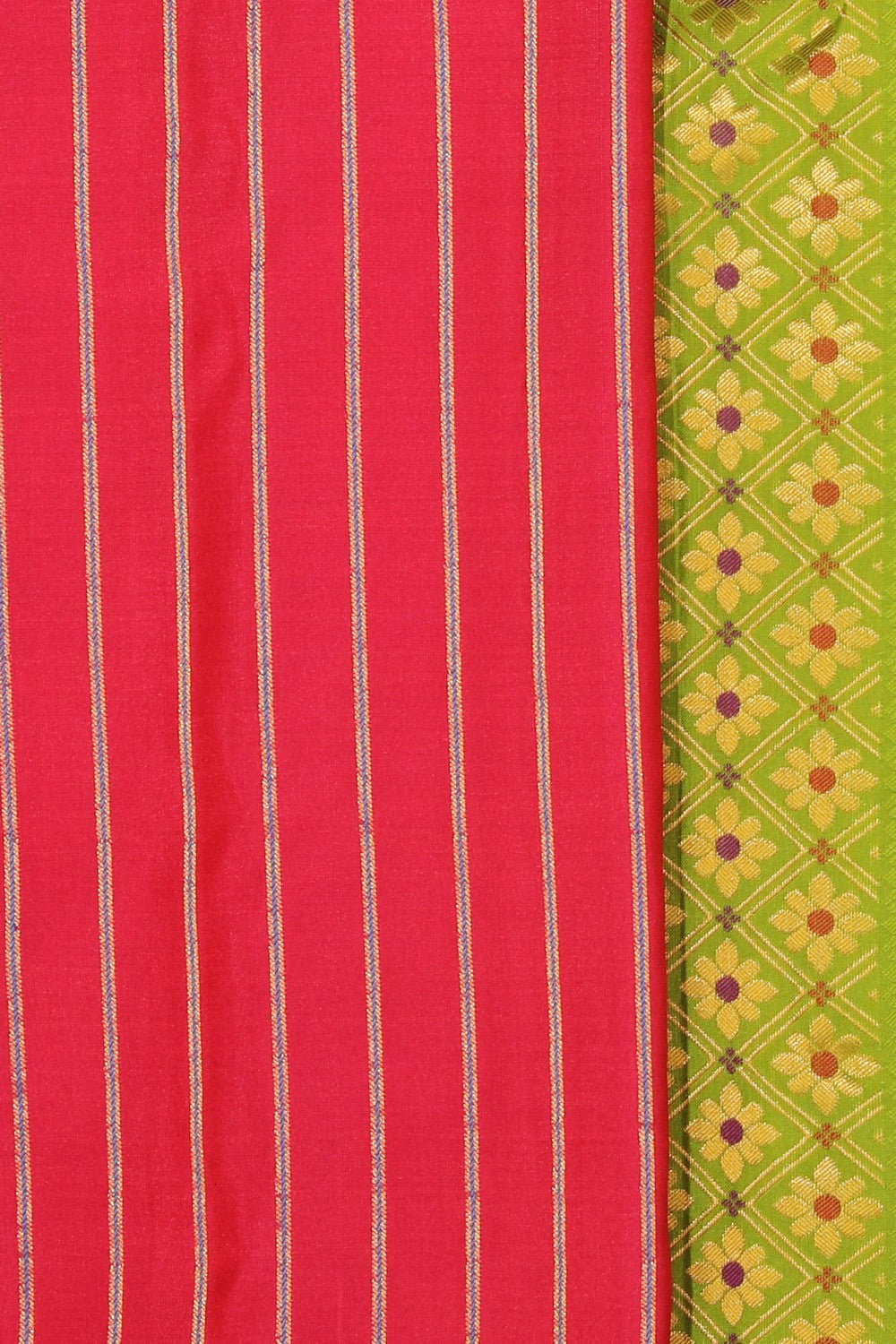 Gadwal Silk Pink Saree