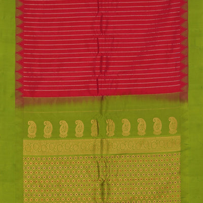 Gadwal Silk Pink Saree