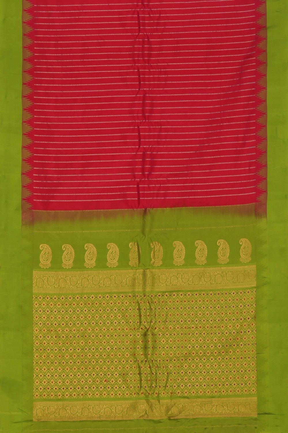 Gadwal Silk Pink Saree
