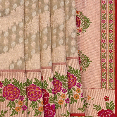 Gold-Tissue Saree