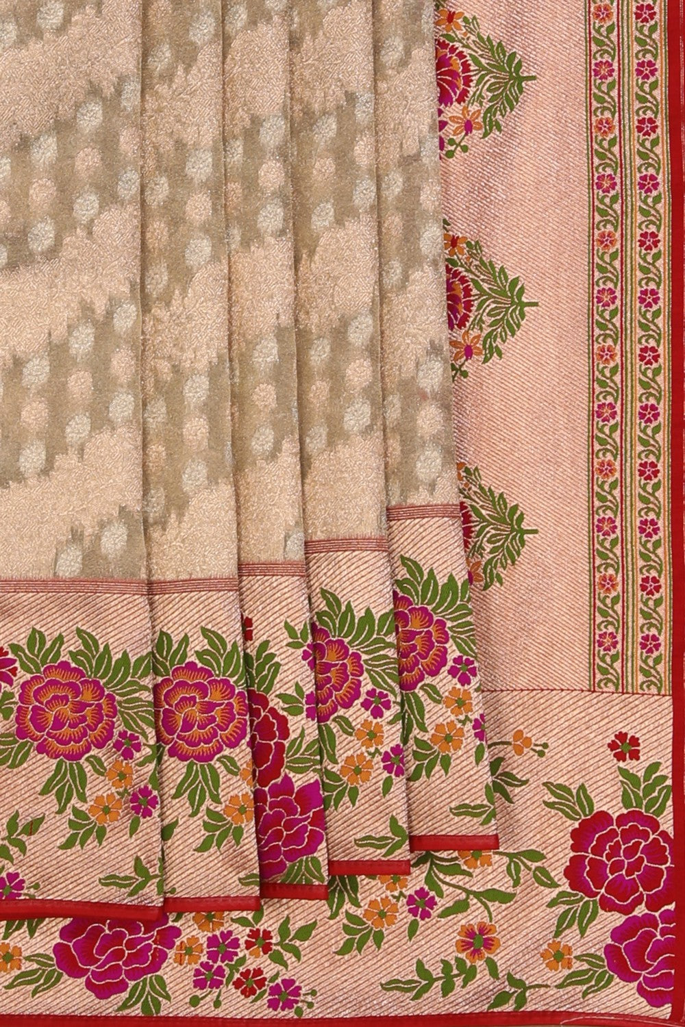 Gold-Tissue Saree