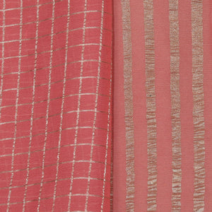 Georgette Peach Saree
