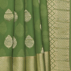 Georgette Sage Green Saree