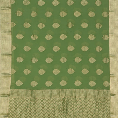 Georgette Sage Green Saree