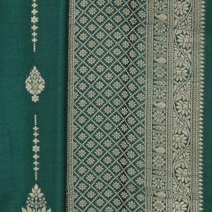 Crepe Green Saree