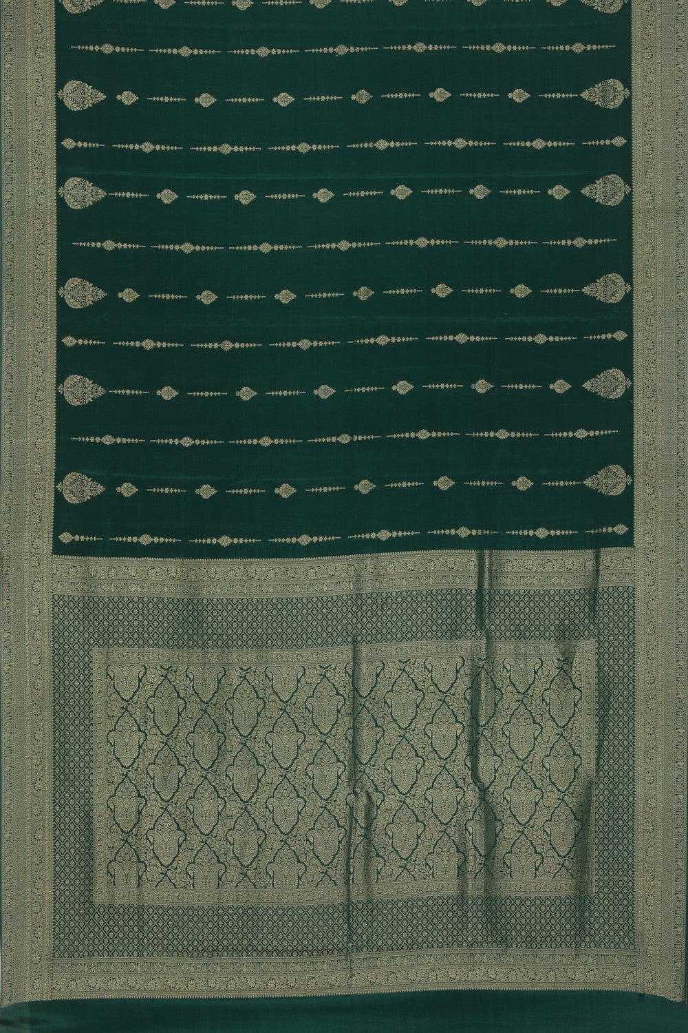 Crepe Green Saree