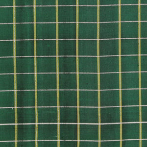 Gadwal Silk Bottle Green Saree