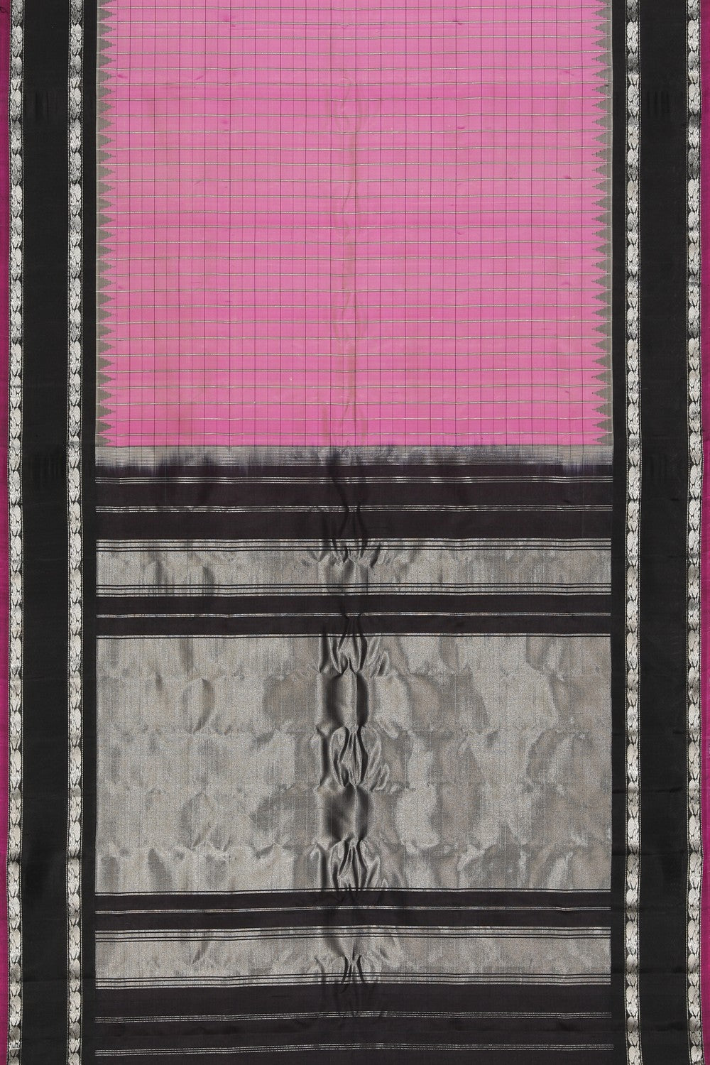 Gadwal Silk Pink Saree