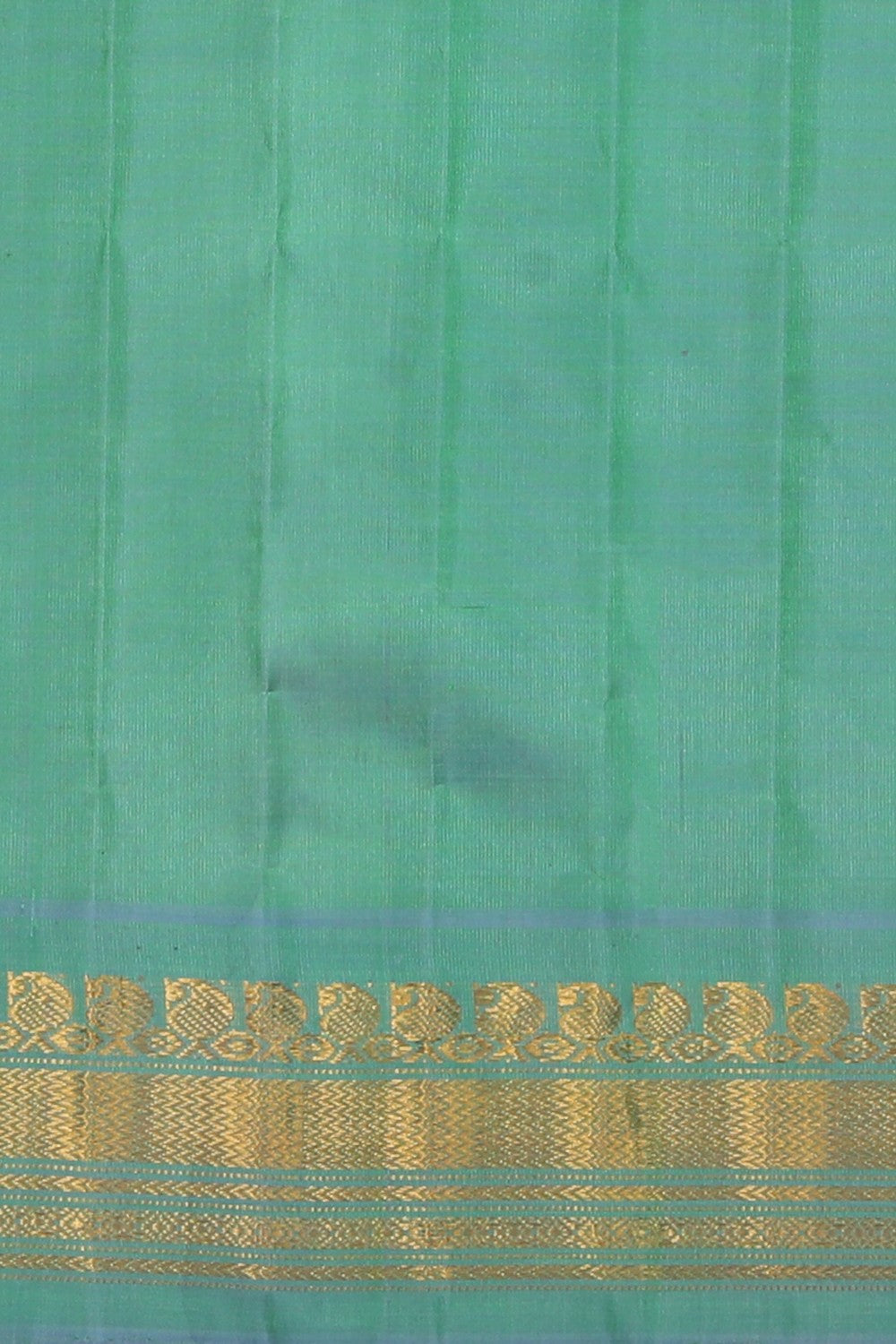 Gadwal Silk Peach Saree