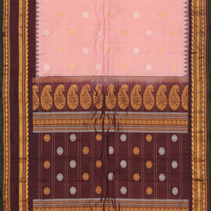 Gadwal Silk Pink Saree
