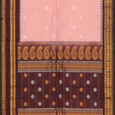 Gadwal Silk Pink Saree
