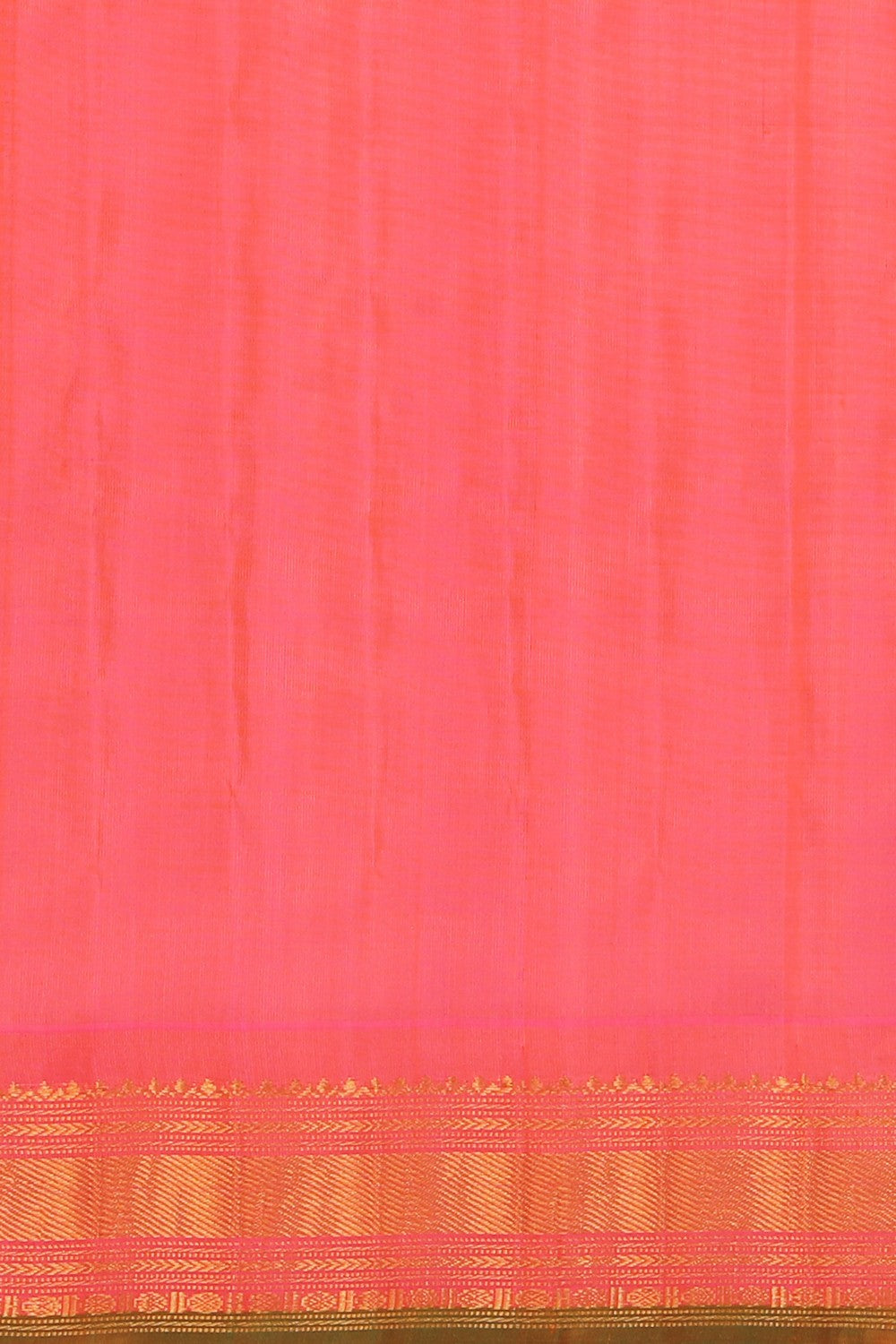 Gadwal Silk Off-White Saree