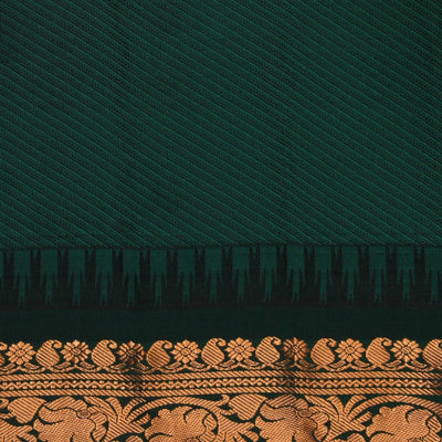 Gadwal Silk Red Saree
