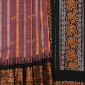 Gadwal Silk Moss Pink Saree