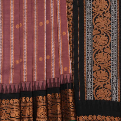 Gadwal Silk Moss Pink Saree
