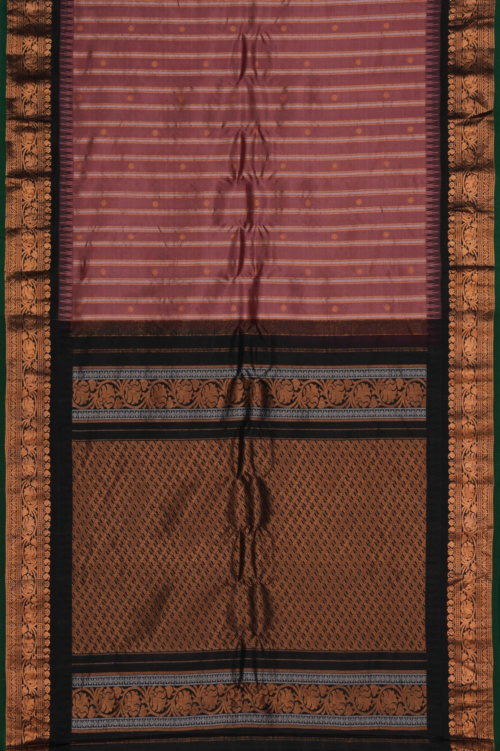 Gadwal Silk Moss Pink Saree