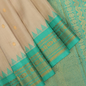 Gadwal Beige Saree