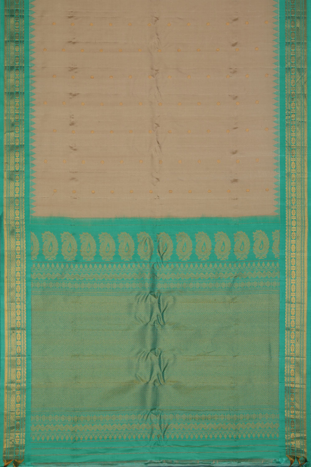 Gadwal Beige Saree
