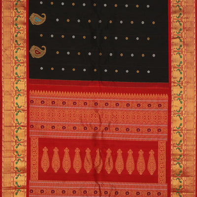 Gadwal Black Saree
