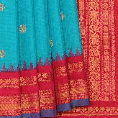 Gadwal Blue Saree