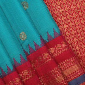 Gadwal Blue Saree