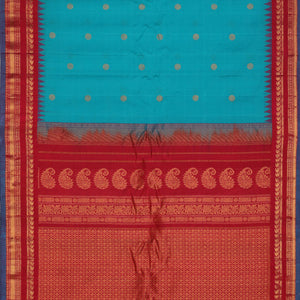 Gadwal Blue Saree