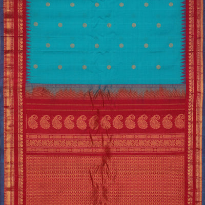 Gadwal Blue Saree